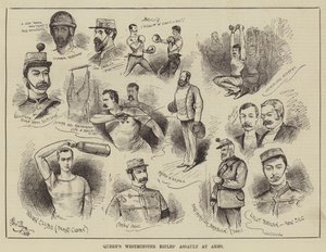 Ataque dos rifles de Westminster da rainha às armas de Alfred Gish Bryan